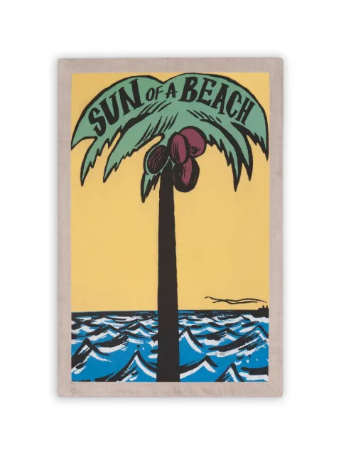 SUN of a BEACH Sun of a Palm palm-tree print beach towel