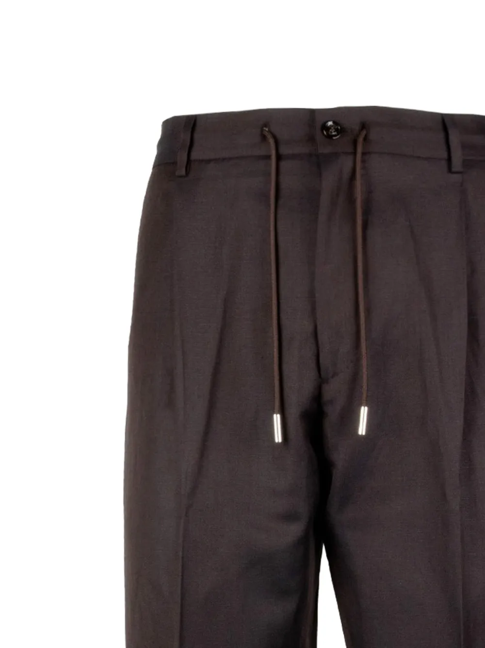 Moorer Anton-Fsr broek met trekkoord Bruin