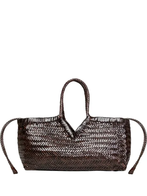 Massimo Santini Tyde woven leather tote bag