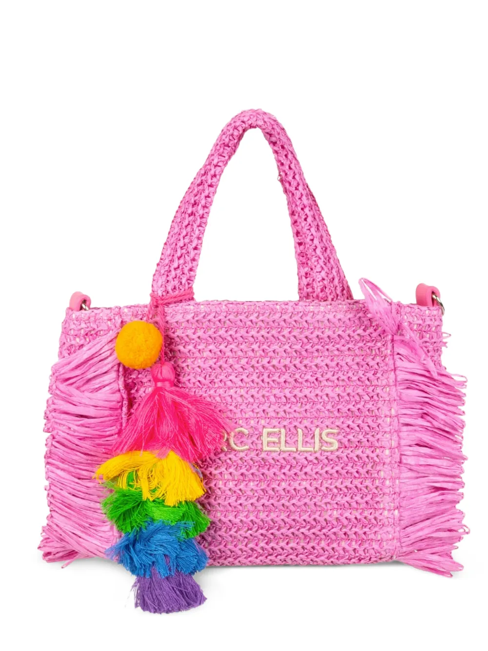 Marc Ellis Borsa tote Buby Saint Claire con frange - Rosa