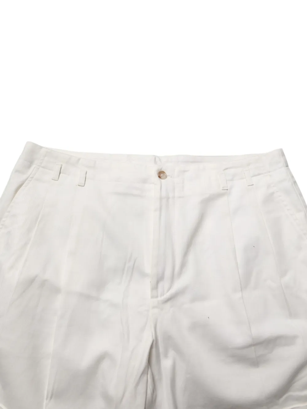 Dolce & Gabbana Geplooide bermuda shorts Wit