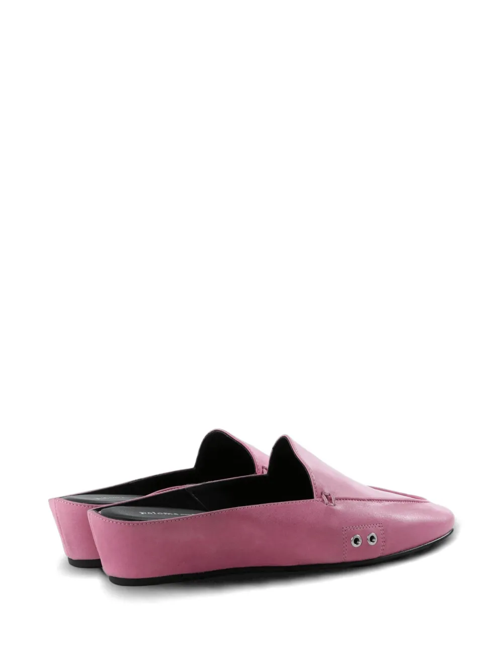 Paloma Wool Loafers met sleehak en ringlets Roze