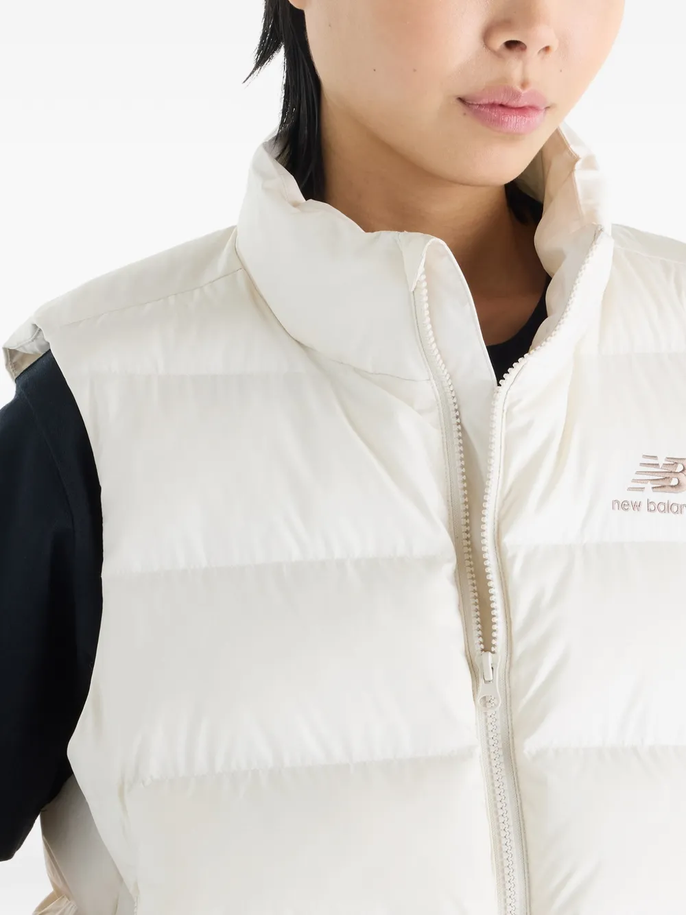New Balance Boston gewatteerde bodywarmer Wit