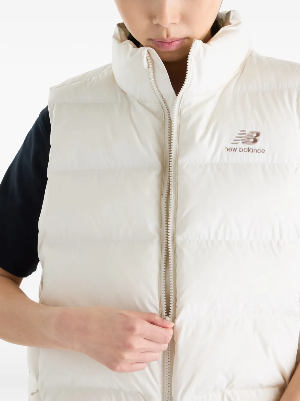 New Balance Boston gewatteerde bodywarmer Wit