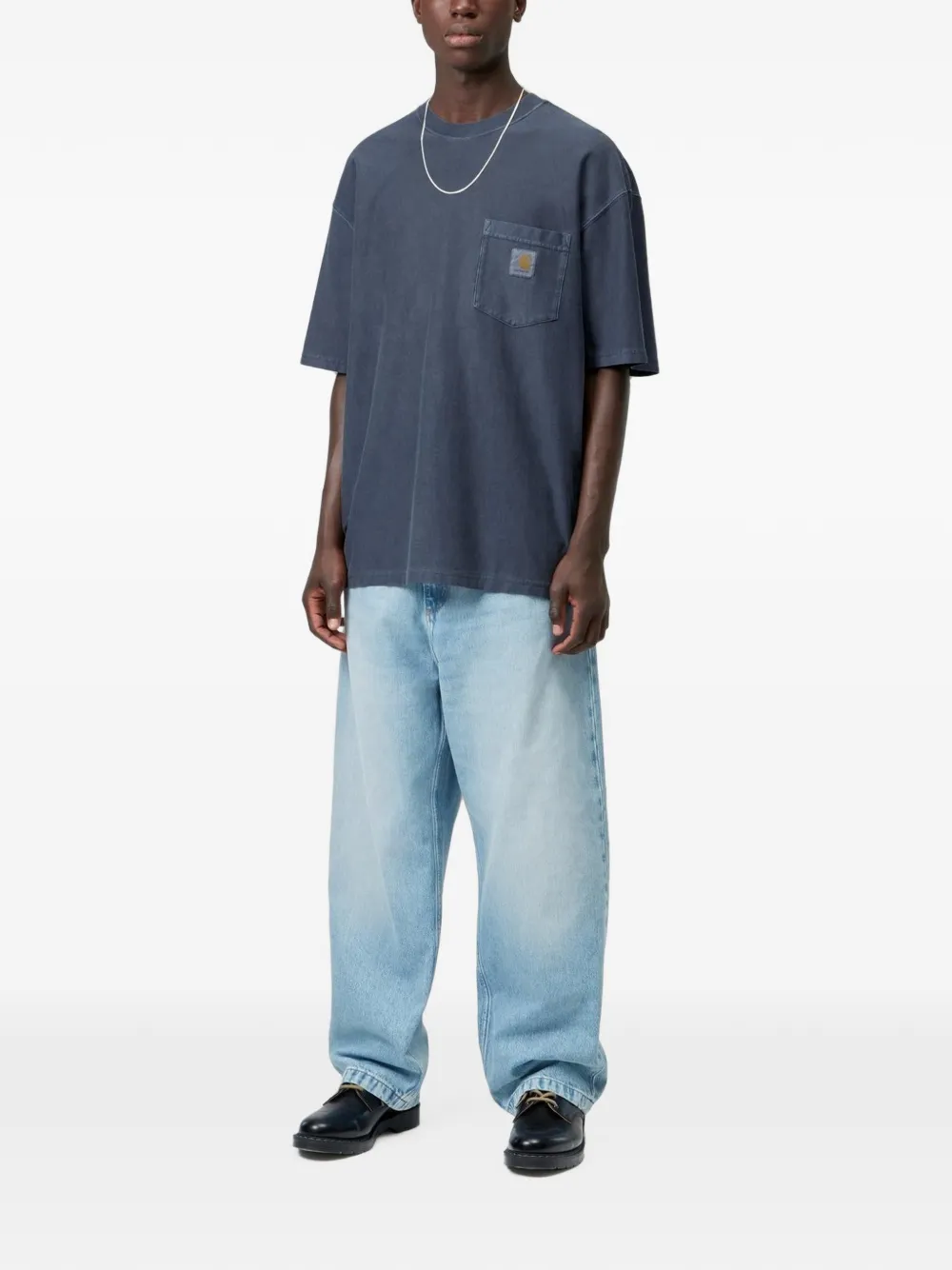 Carhartt WIP Ruimvallend T-shirt Blauw