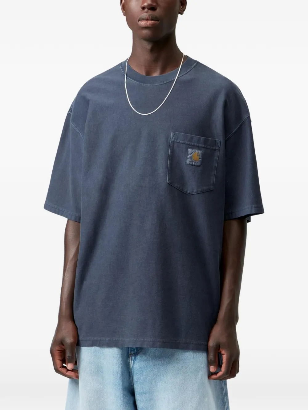 Carhartt WIP Ruimvallend T-shirt Blauw