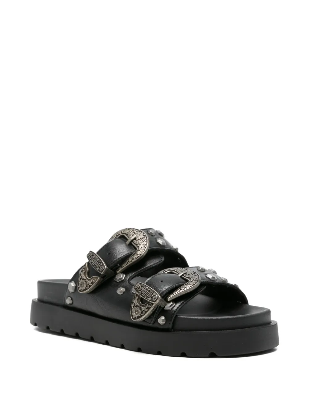 Buffalo Raya Ari West sandalen Zwart