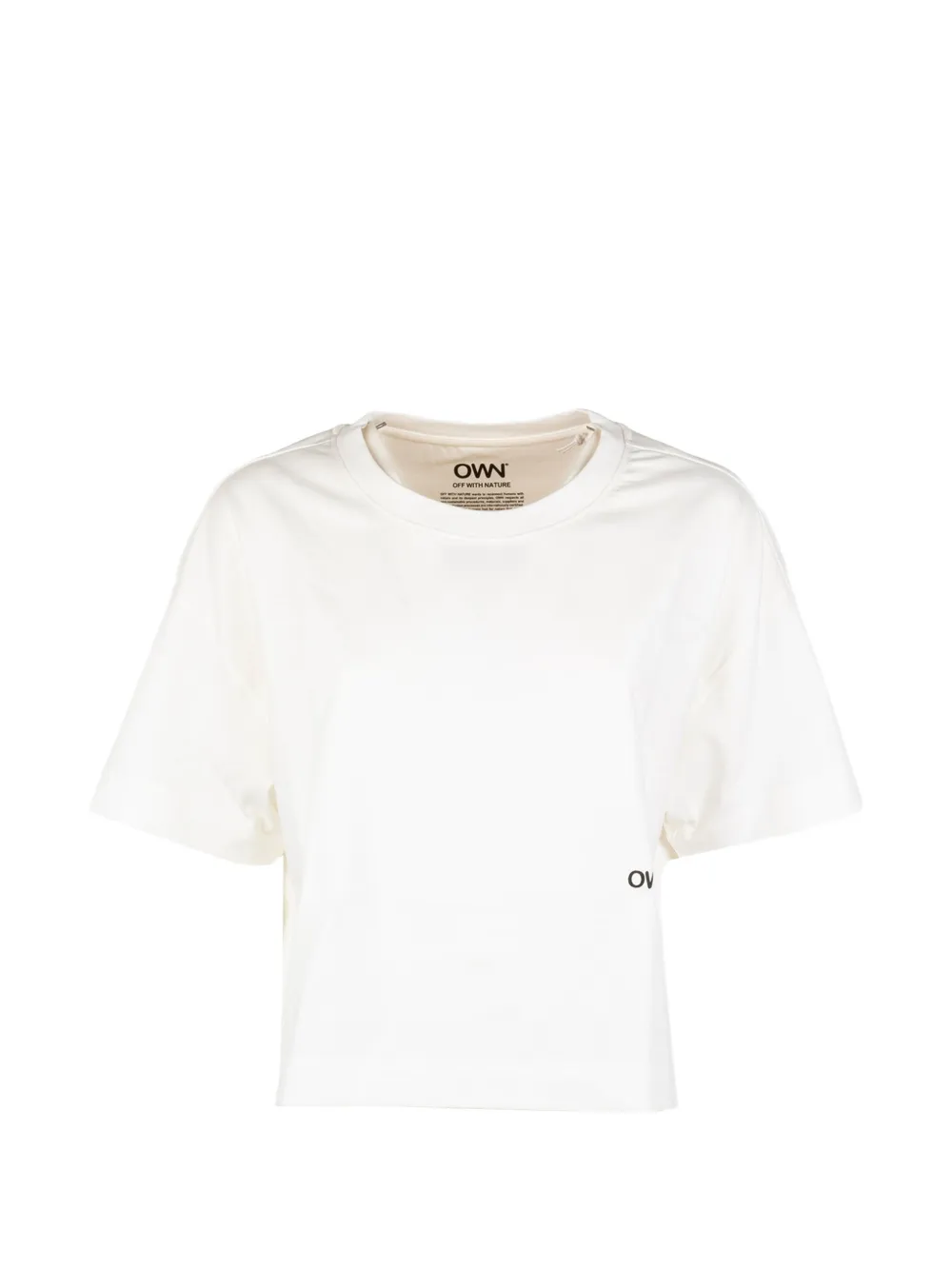 OWN T-Shirt mit lockerem Schnitt - Nude