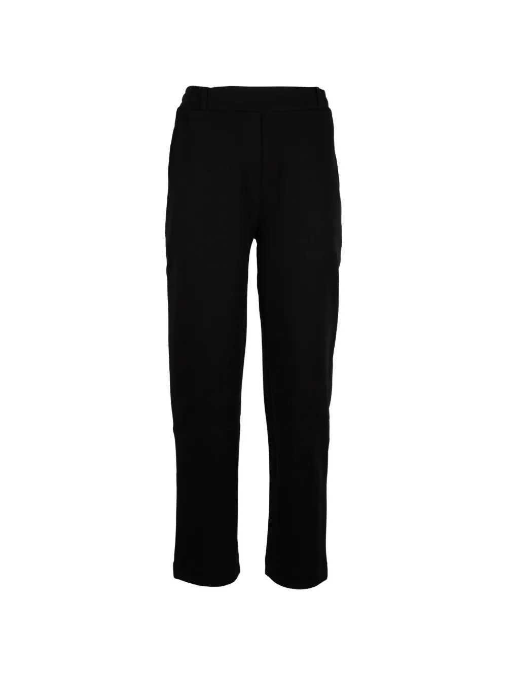 OWN elasticated-waistband straight-leg trousers - Nero