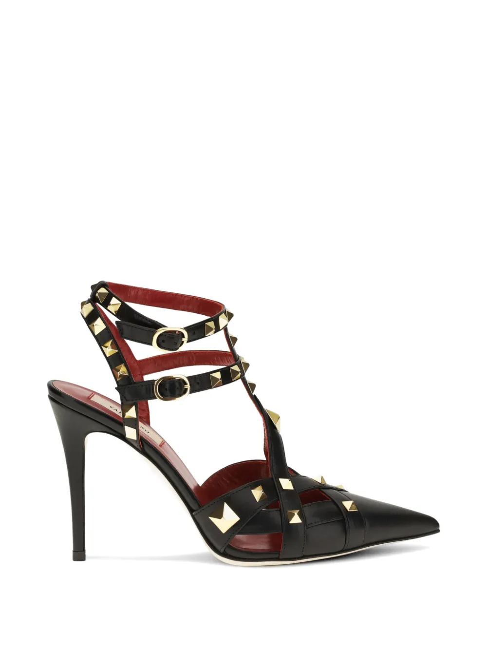 Valentino Garavani Rockstud ankle-strap sandals - Schwarz