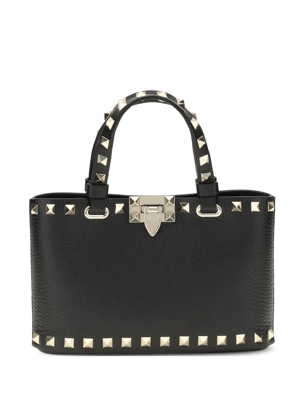 Valentino Garavani mini Rockstud Shopping Bag leather tote bag - Nero