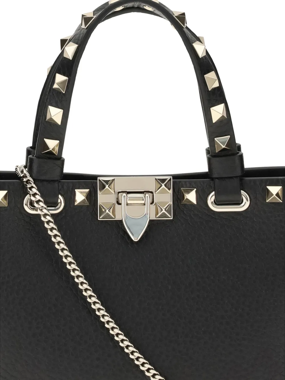 Valentino Garavani Shopper met handvatten Zwart