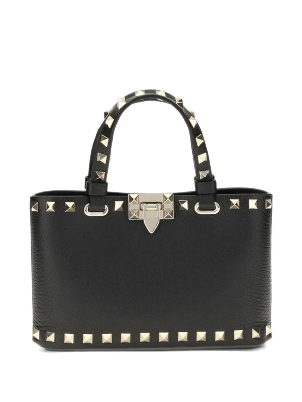 Valentino Garavani mini Rockstud Shopping Bag leather tote bag - Nero
