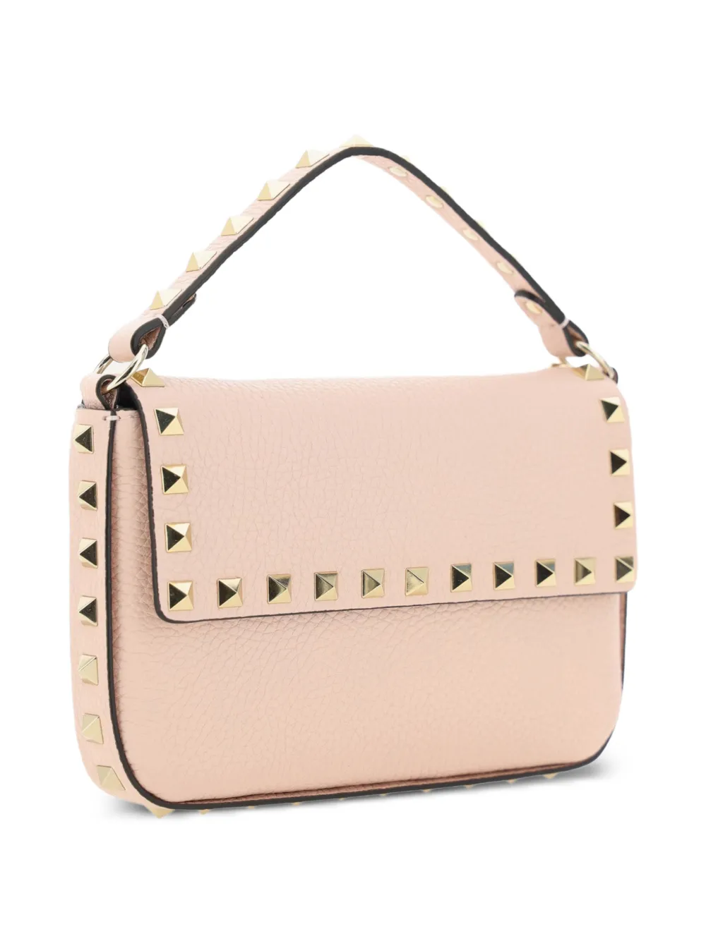 Valentino Garavani Rockstud leren mini-shopper Roze