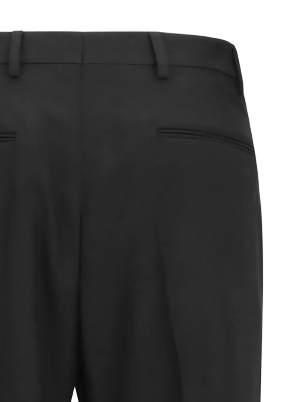 Valentino Garavani Natté-wollen broek Zwart