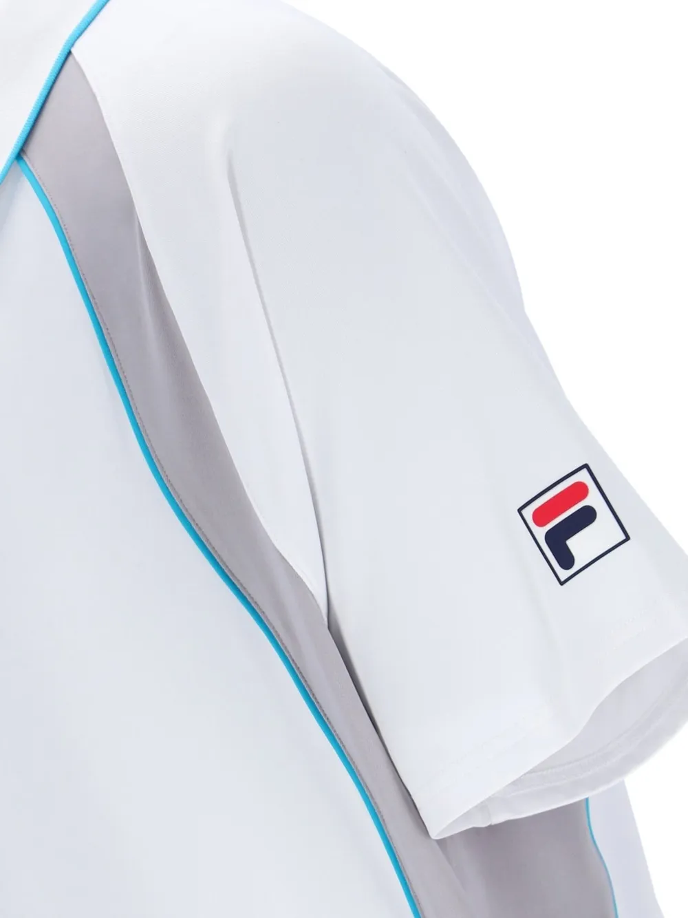 Fila Harrison poloshirt met vlakken Wit