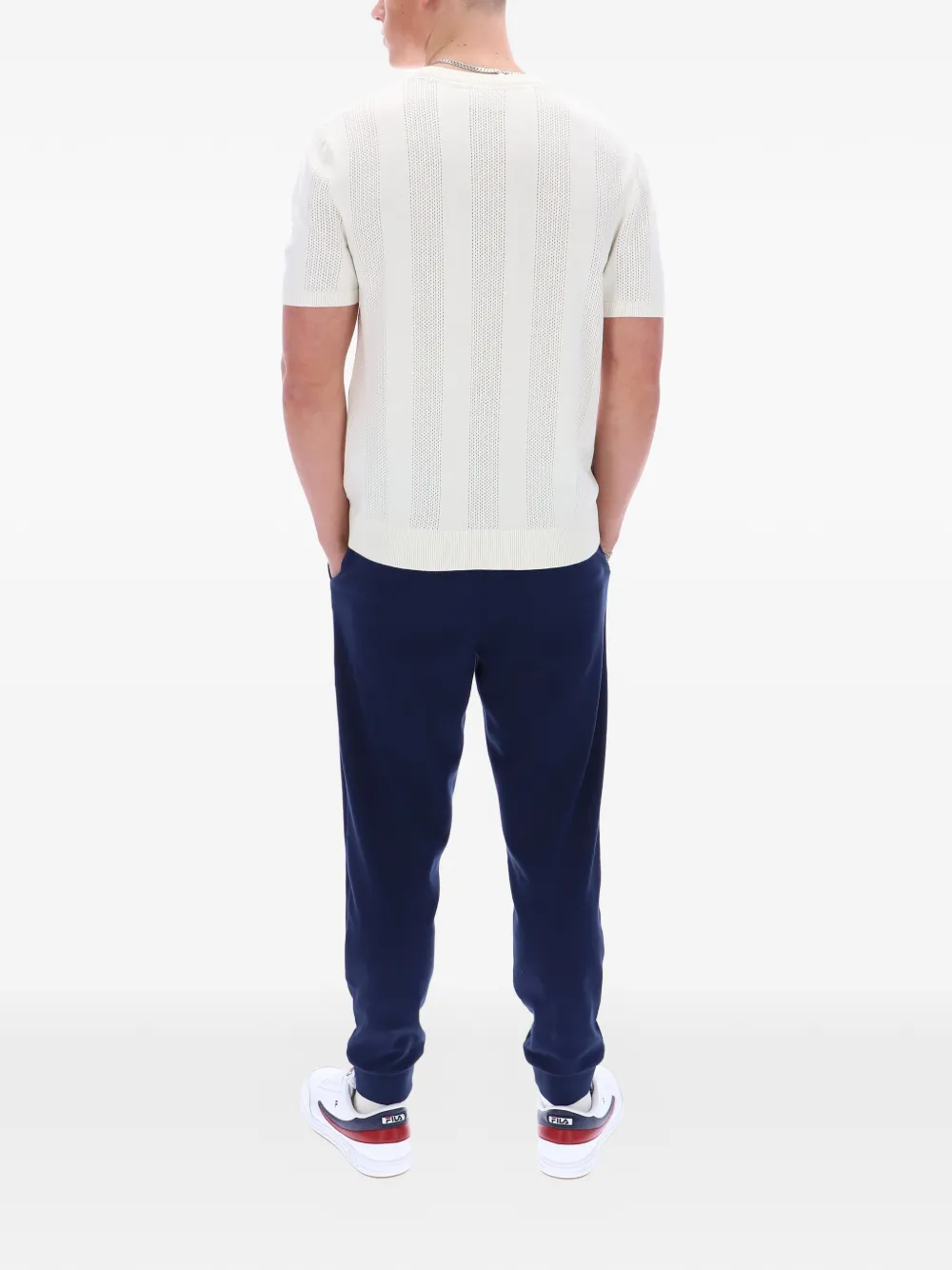 Fila Gardenia Corrado T-shirt met gebreid vlak Wit