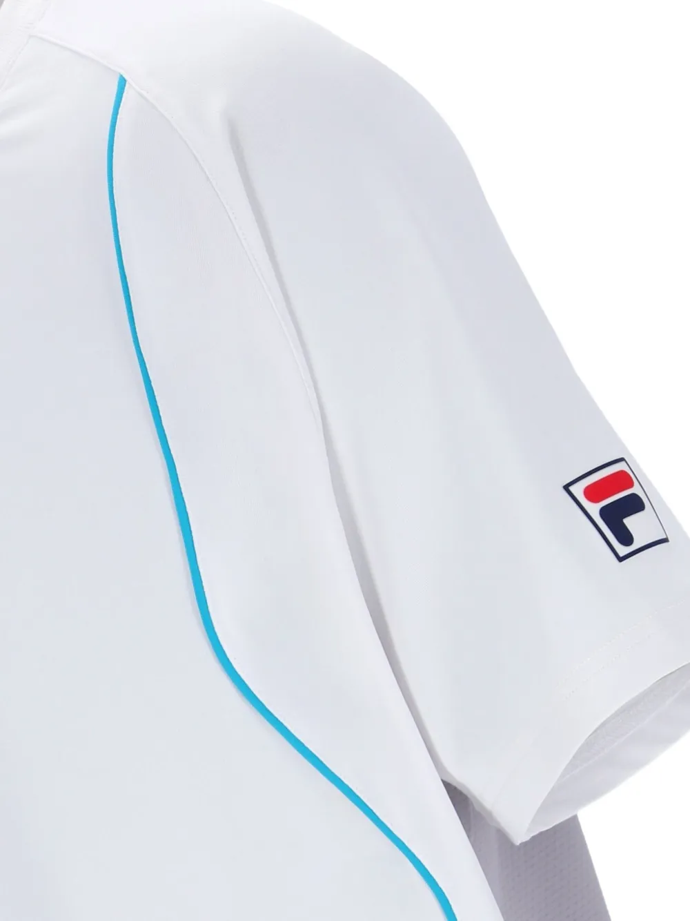 Fila Backspin T-shirt met contrasterende afwerking Wit