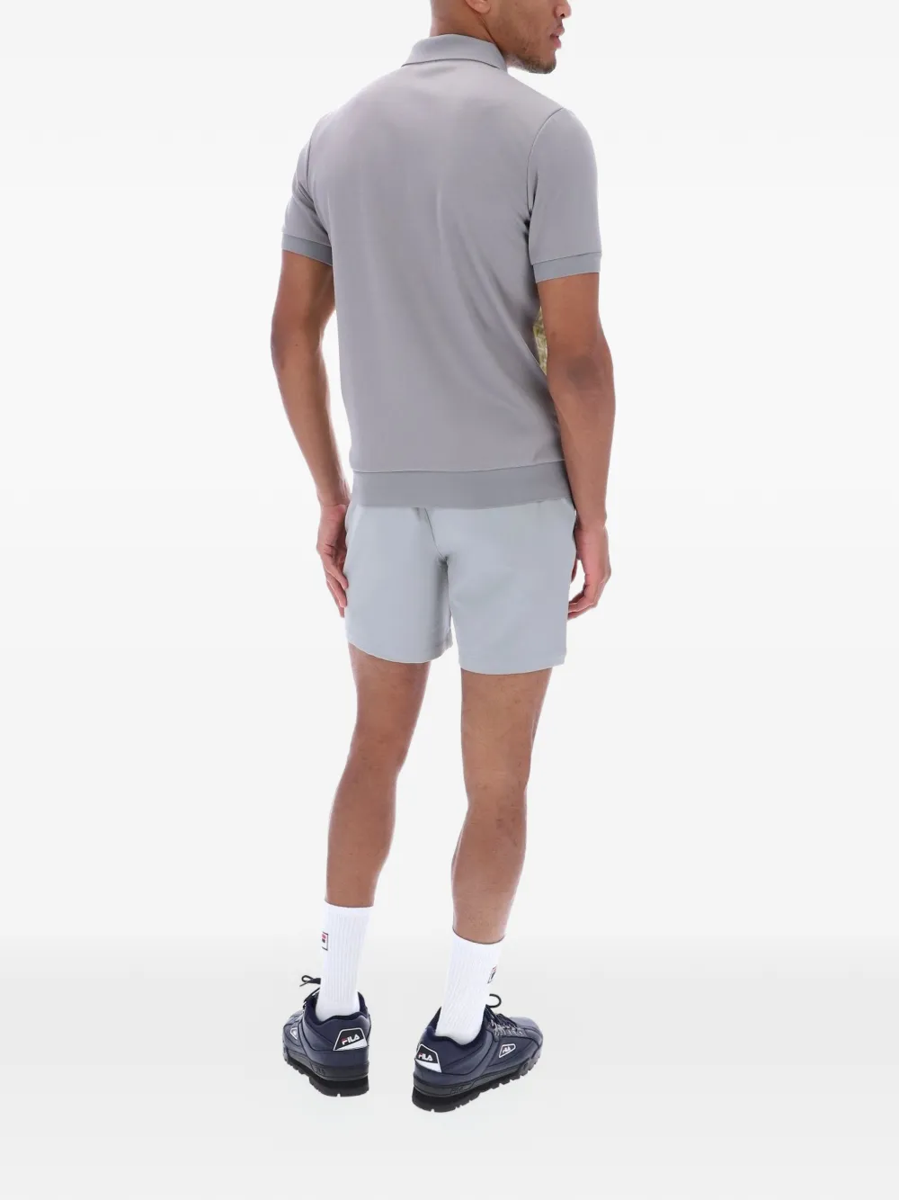 Fila Axel Geo poloshirt Grijs