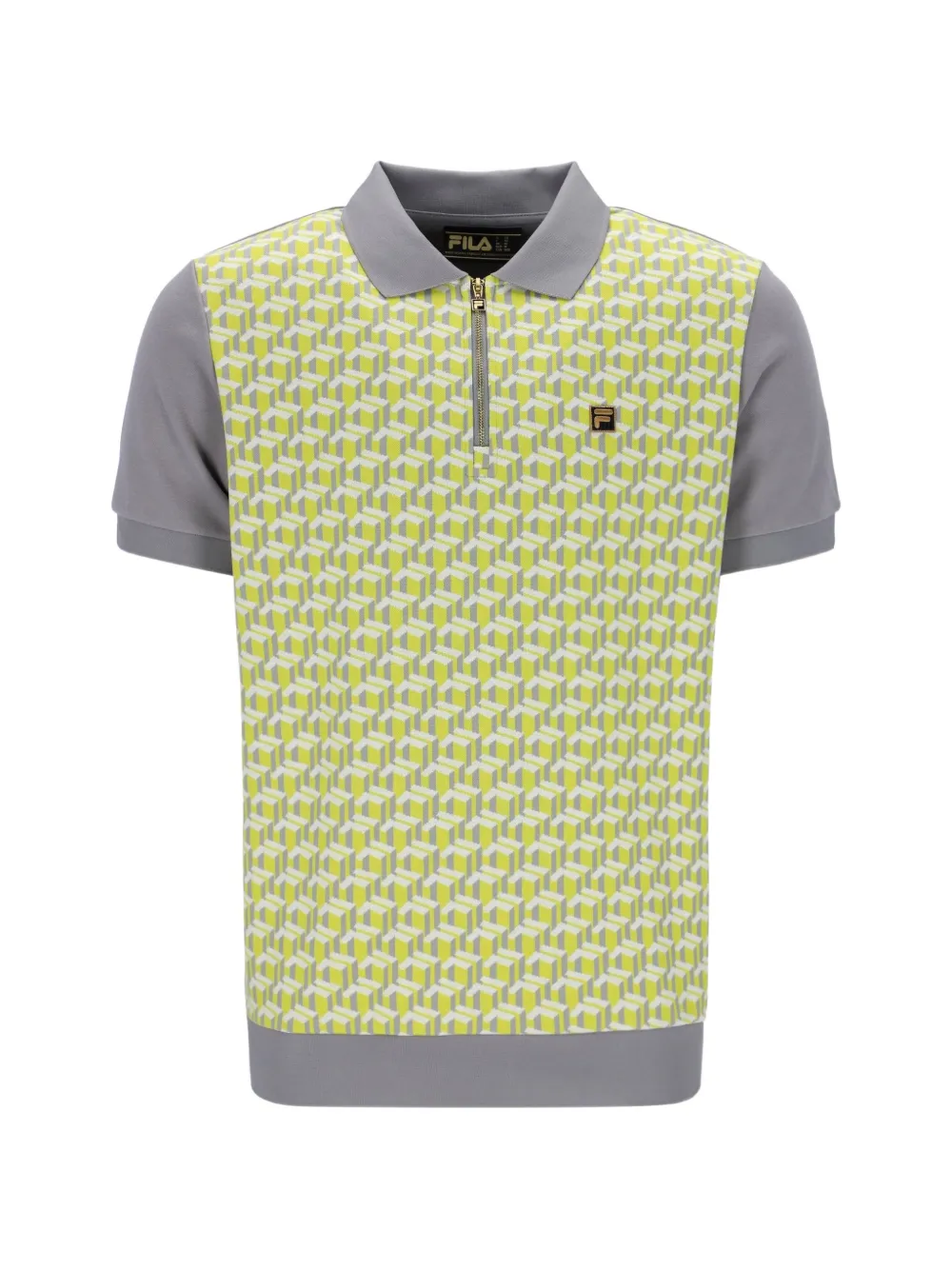 Fila Axel Geo Poloshirt - Grau