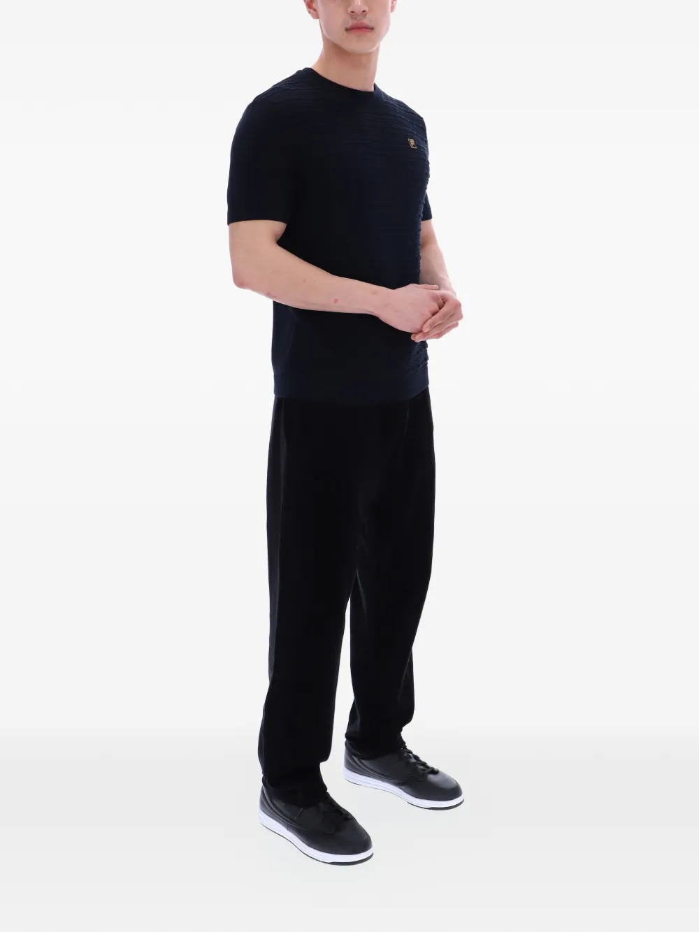 Fila T-shirt Zwart