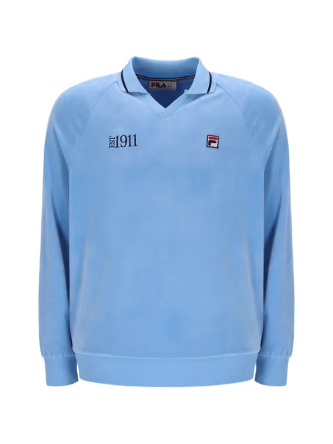 Fila Alfredo 1911 velour raglan sweatshirt