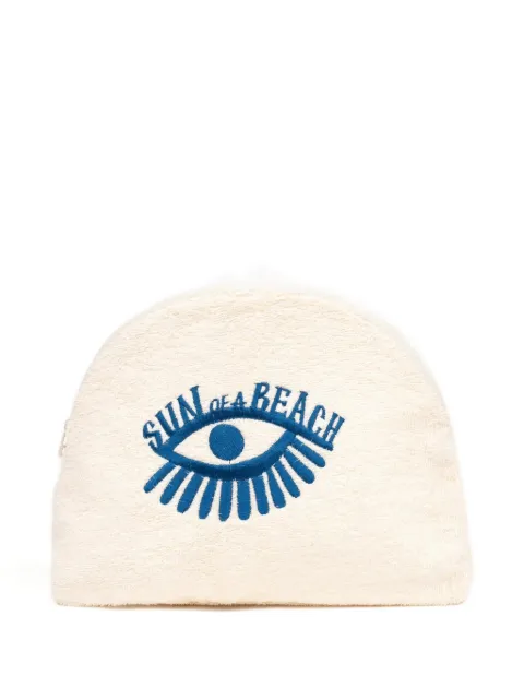SUN of a BEACH Luna embroidered pouch