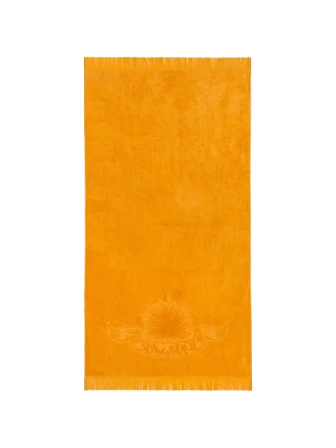 SUN of a BEACH logo-embossed fringed beach towel