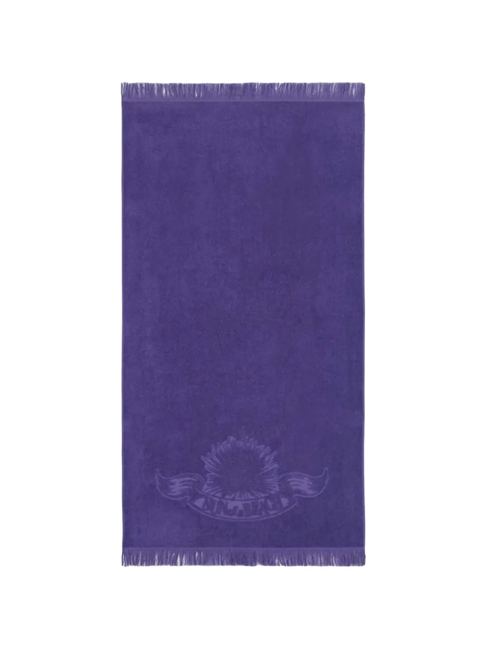 SUN of a BEACH logo-embossed fringed towel - Violett