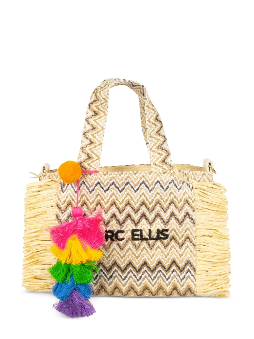 Marc Ellis Borsa tote S Buby Saint Claire con frange - Toni neutri