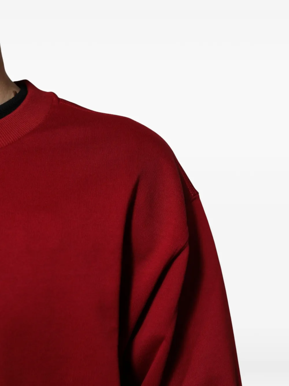 Dolce & Gabbana Sweater met logo-reliëf Rood