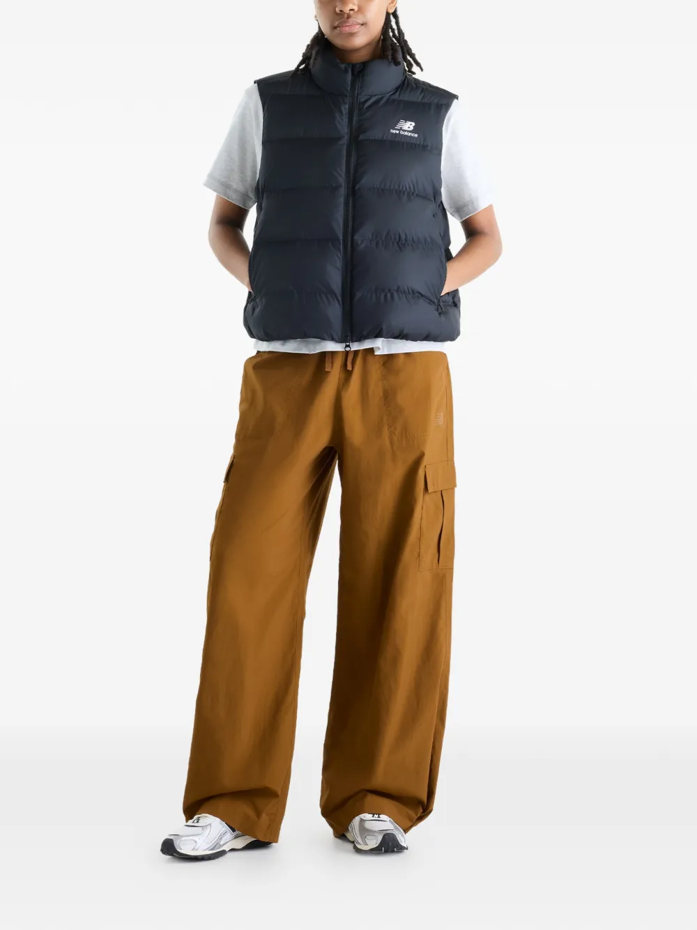 New Balance Boston gewatteerde bodywarmer Zwart