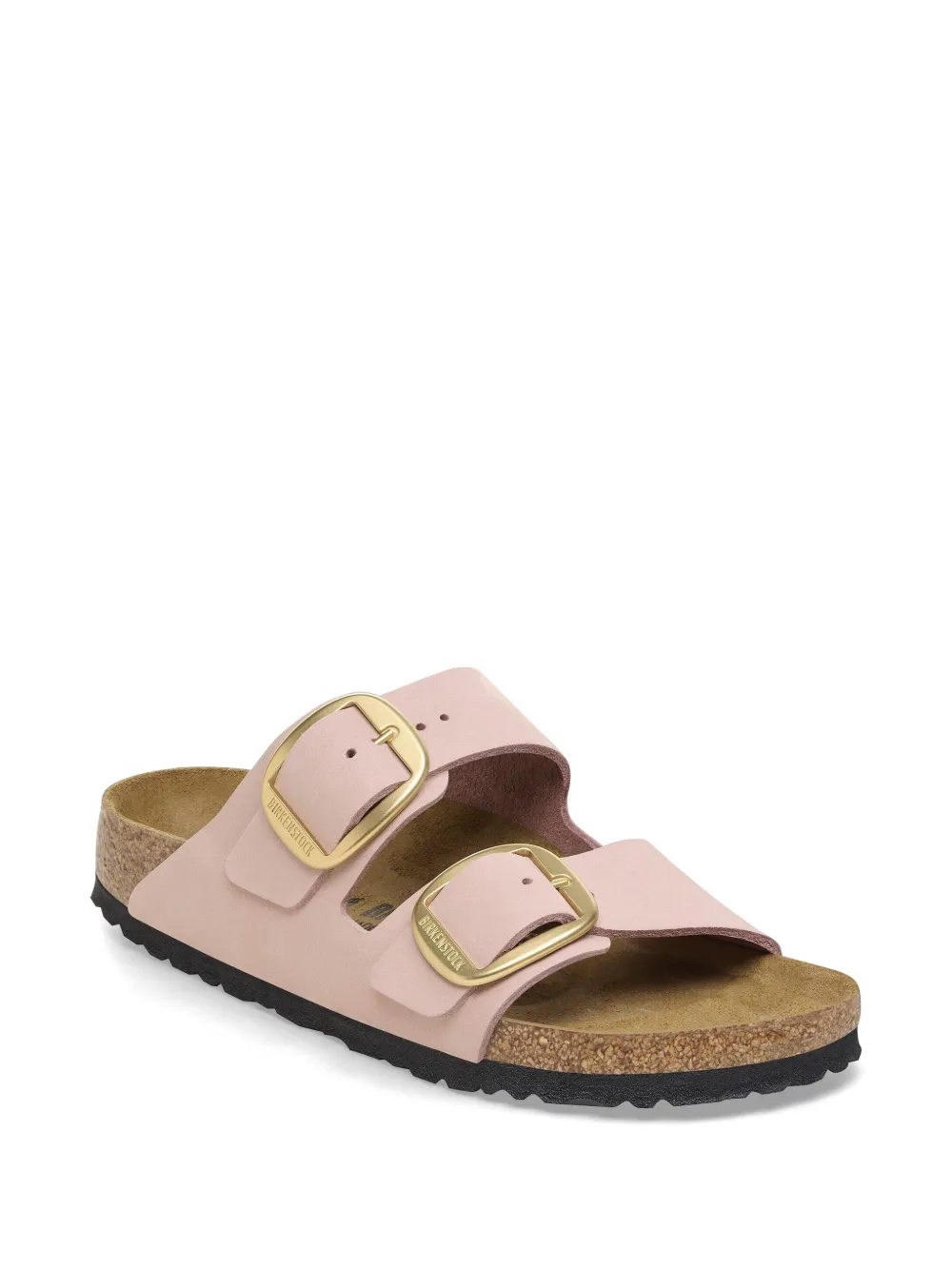 Birkenstock Arizona Big Buckle nubuck leather sandals - Rosa