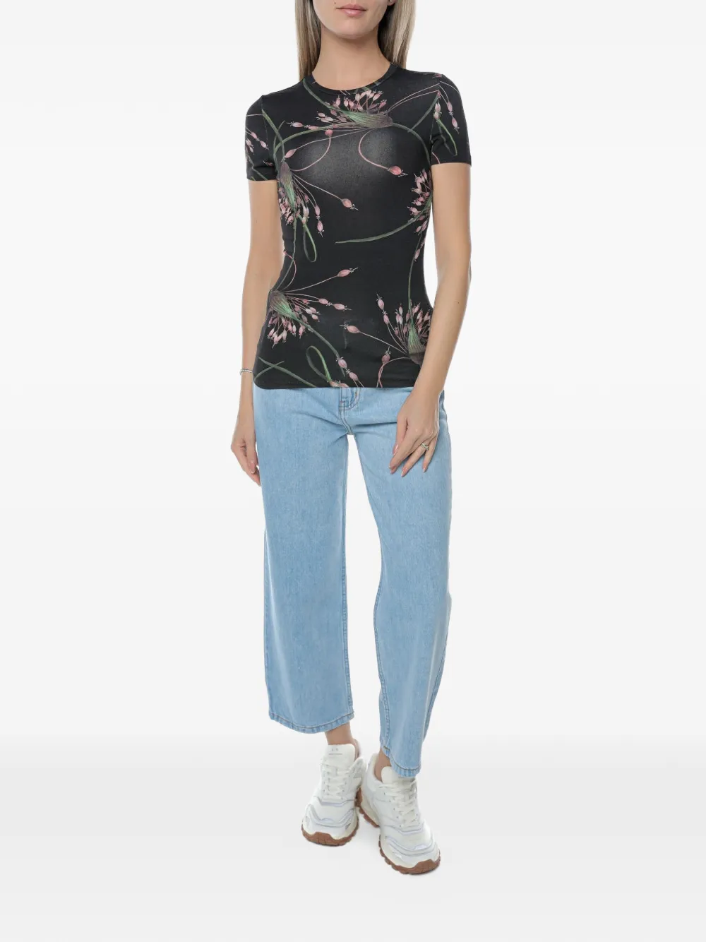 Ted Baker Lexiii T-shirt met bloemenprint Zwart