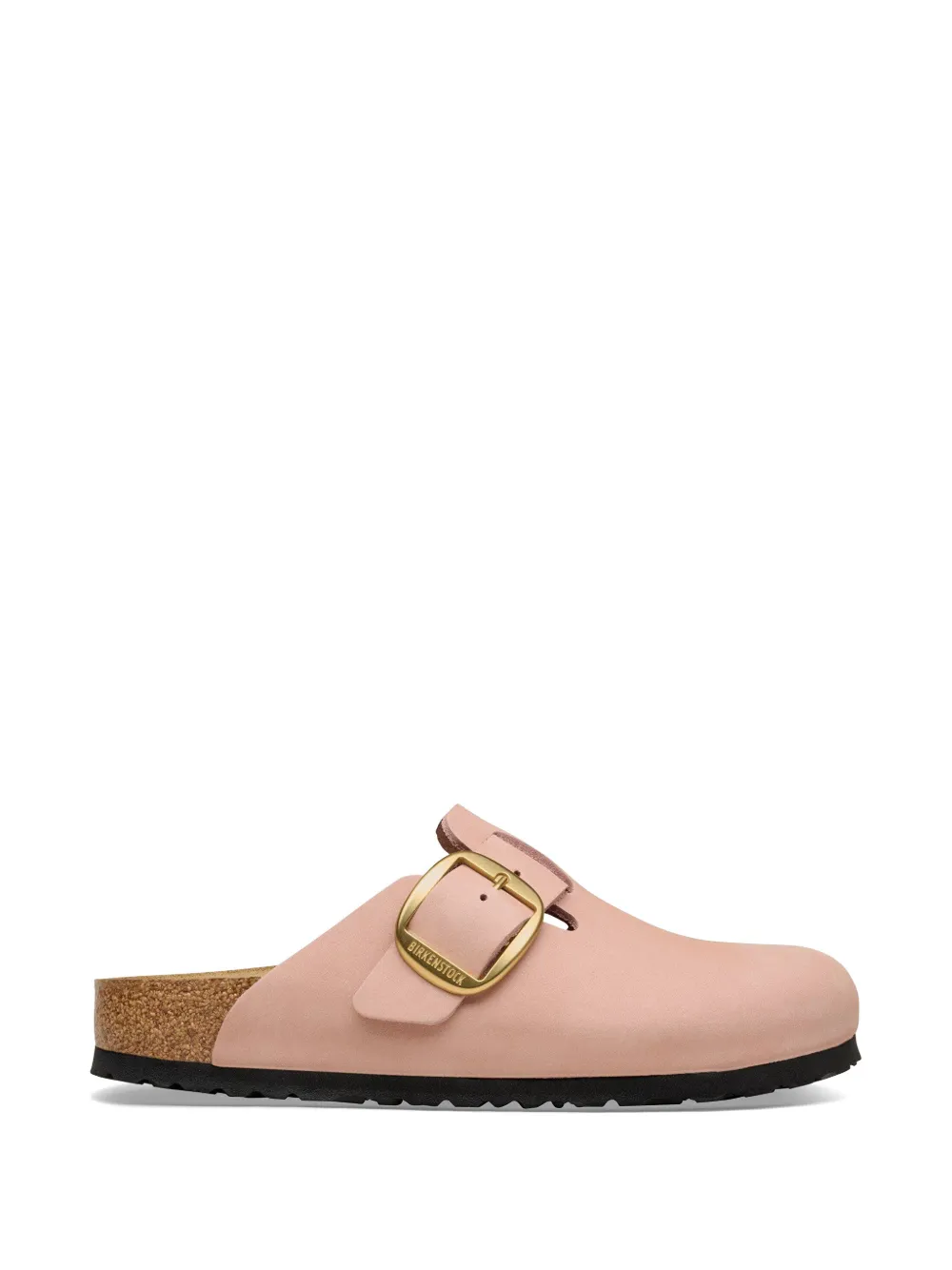 Birkenstock Boston Big Buckle nubuck sandals - Pink