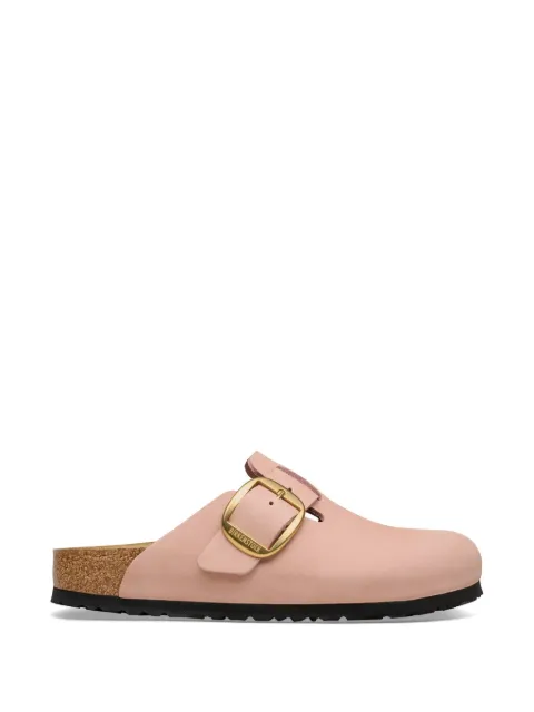 Birkenstock Boston Big Buckle nubuck sandals