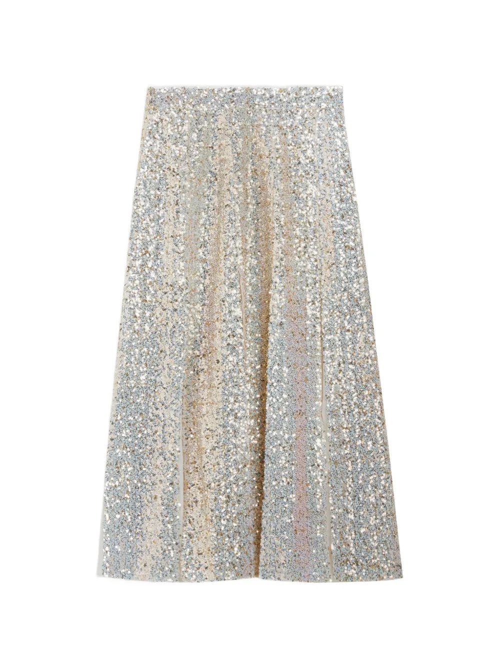 Ted Baker Kander sequin-embellished midi A-line skirt - Bianco