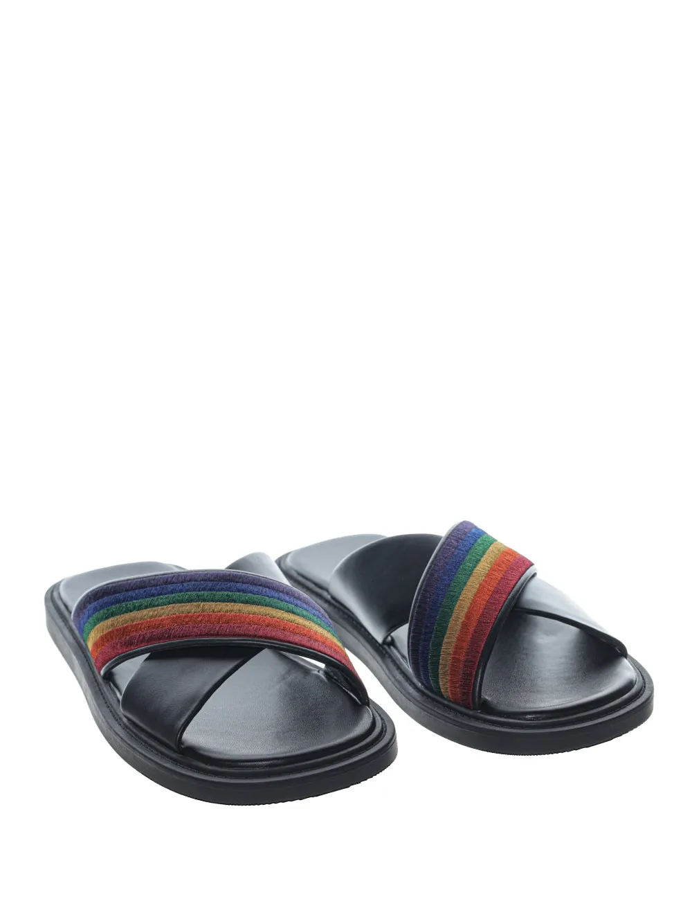Kurt Geiger Owen Sunset crossover sandals Zwart