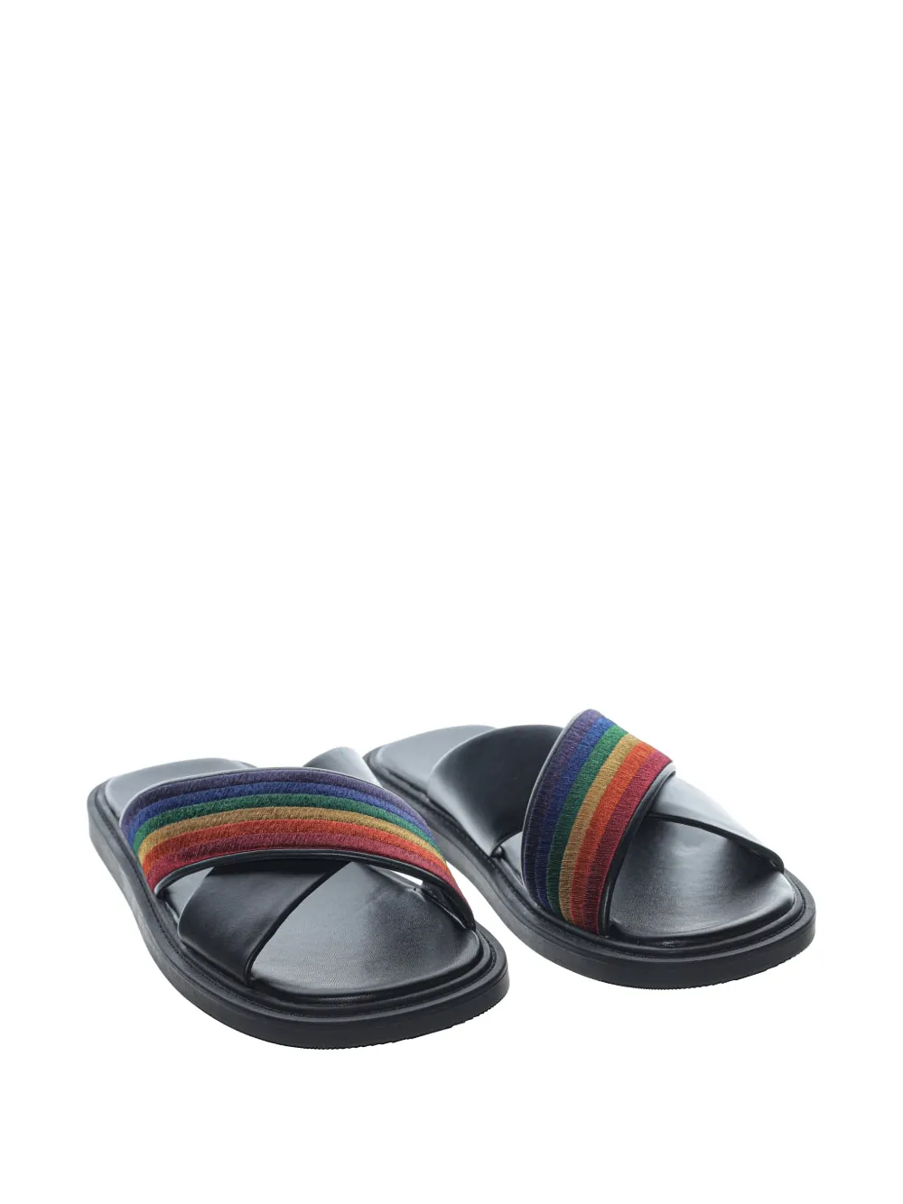 Kurt Geiger Owen Sunset crossover sandals - Nero