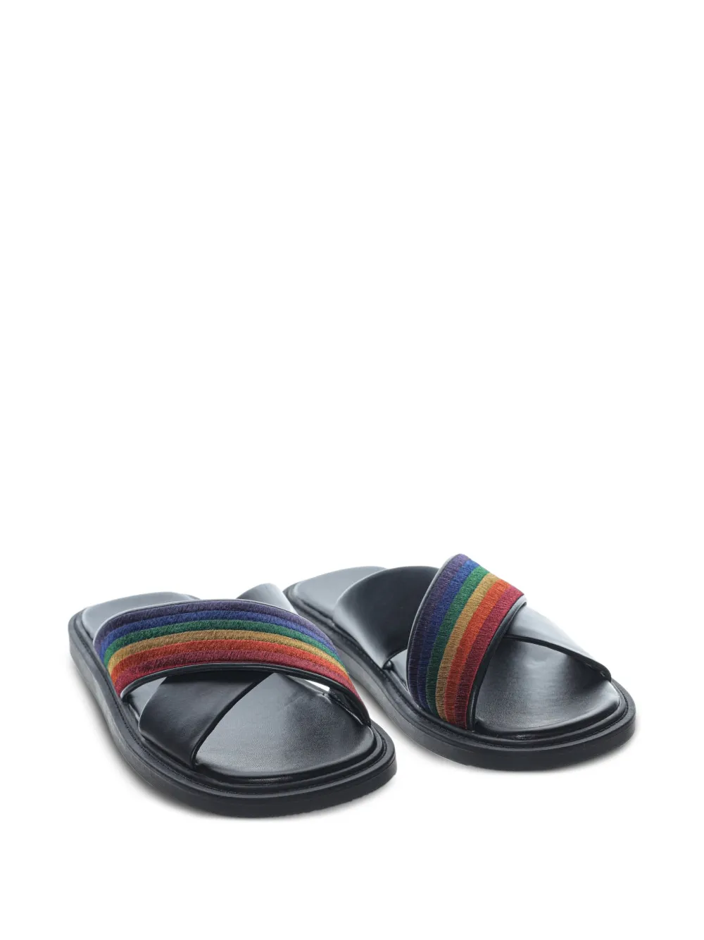 Kurt Geiger Owen Sunset crossover sandals - Nero