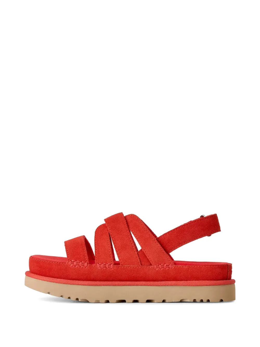 UGG Goldenstar Gleam flat sandals Rood