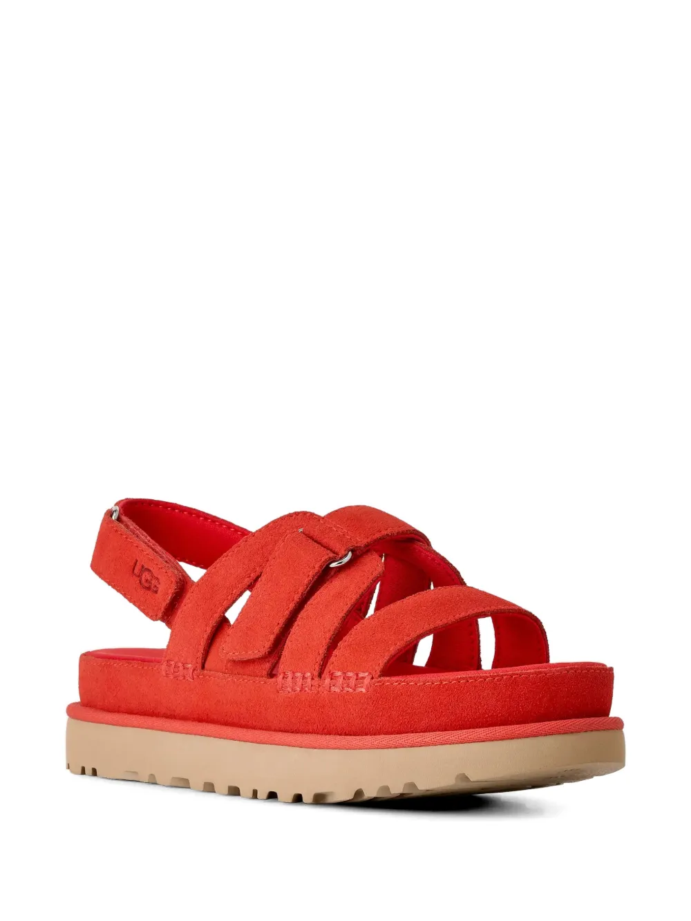 UGG Goldenstar Gleam flat sandals Rood