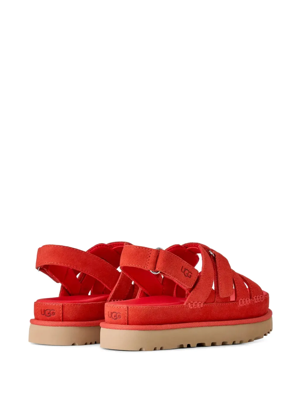 UGG Goldenstar Gleam flat sandals Rood