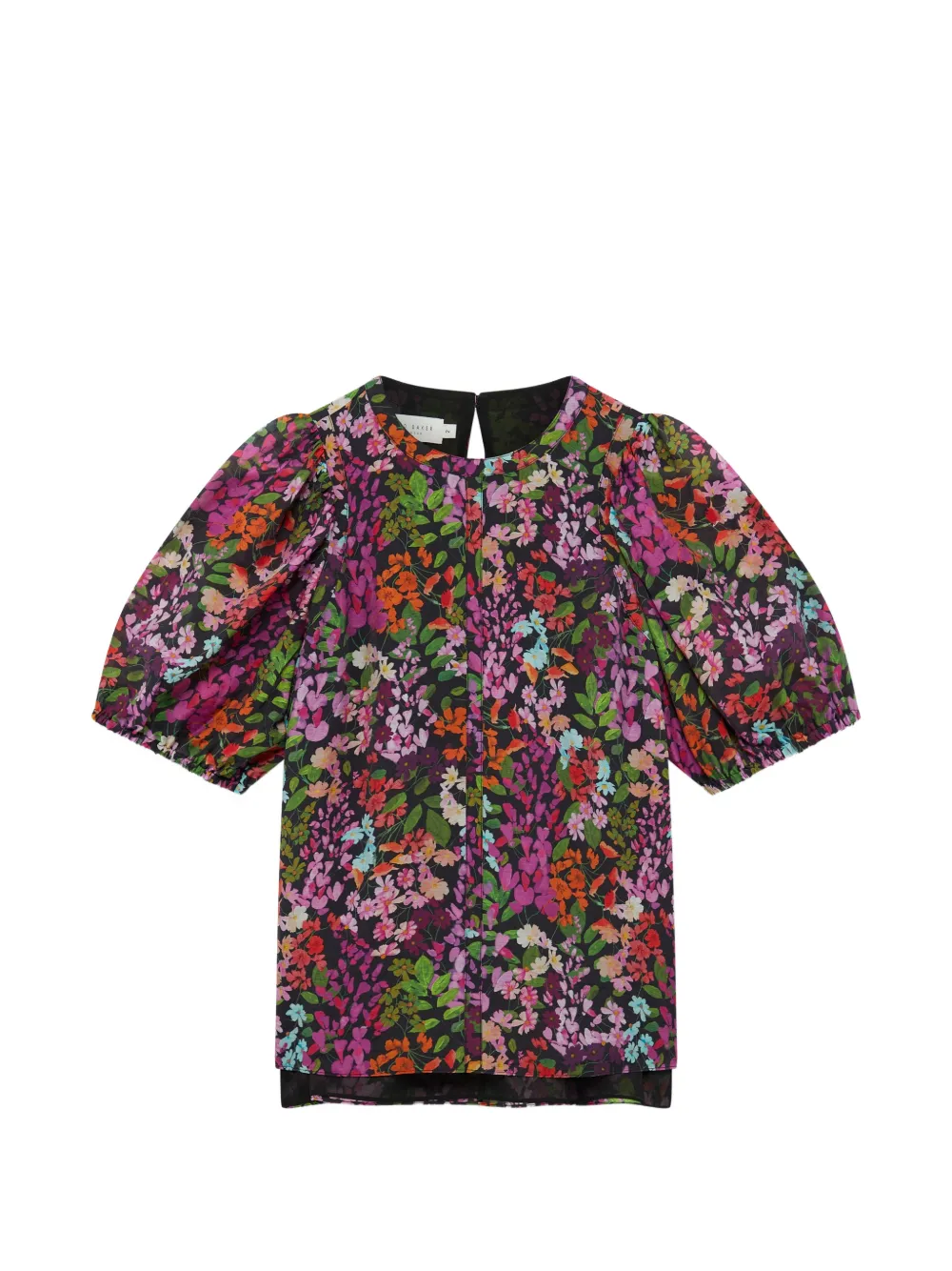 Ted Baker Hahtie puff-sleeve top - Nero
