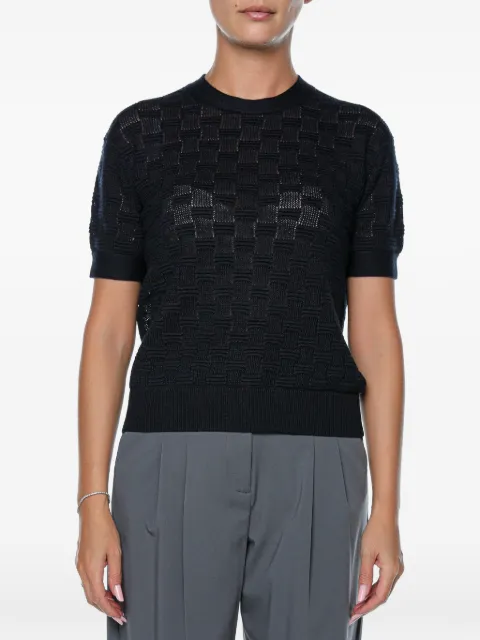 Ted Baker Emeta basket-weave sweater