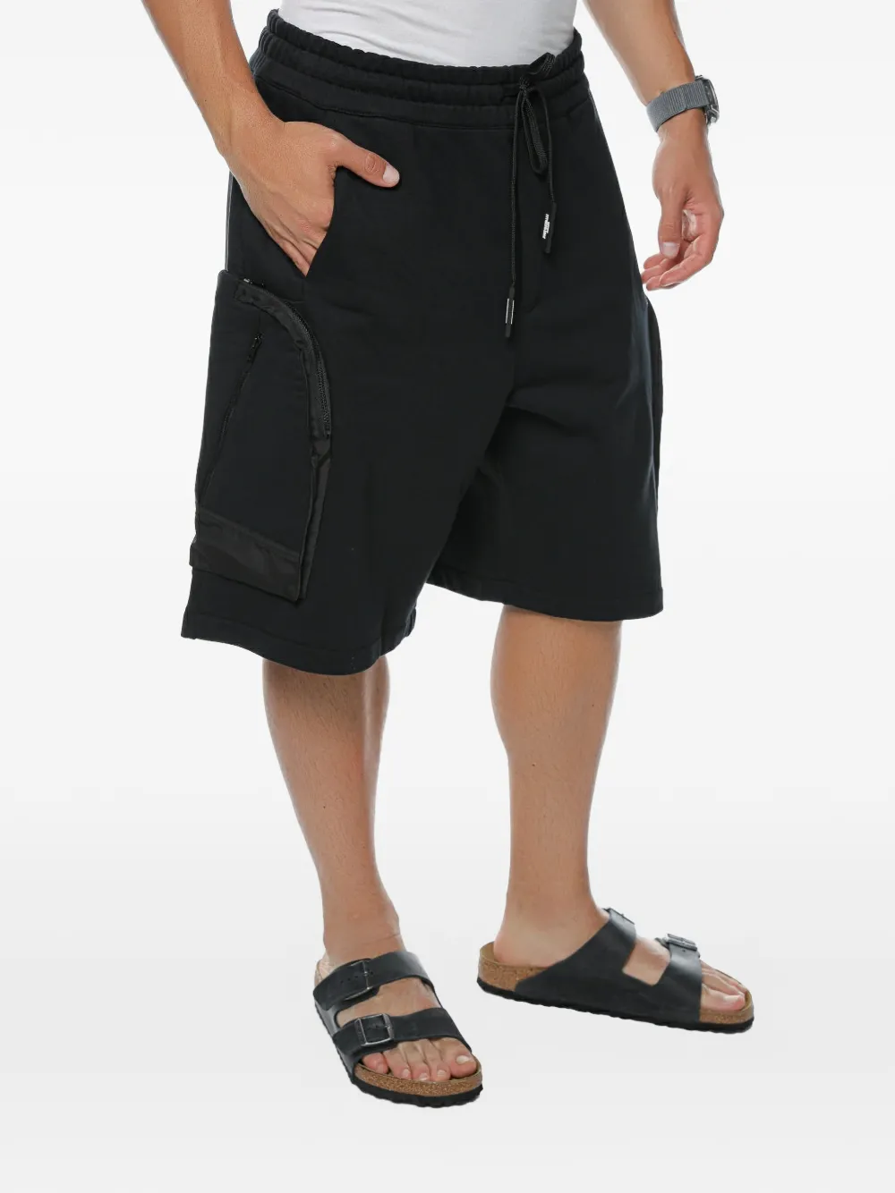 Just Cavalli drawstring-fastening shorts - Nero