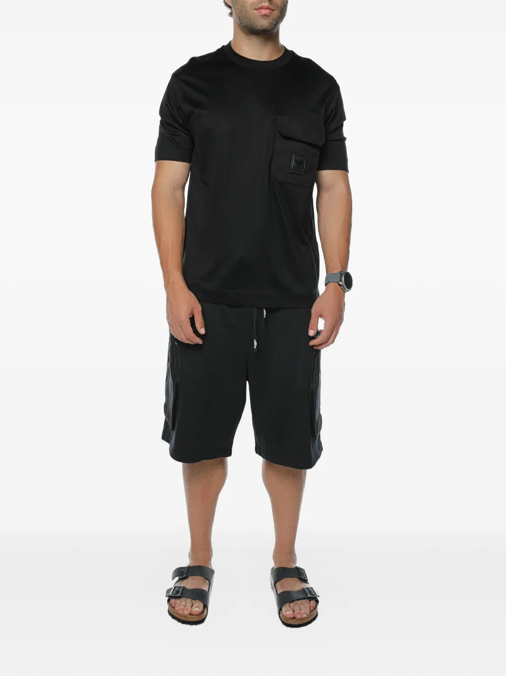 Just Cavalli Shorts met trekkoord Zwart