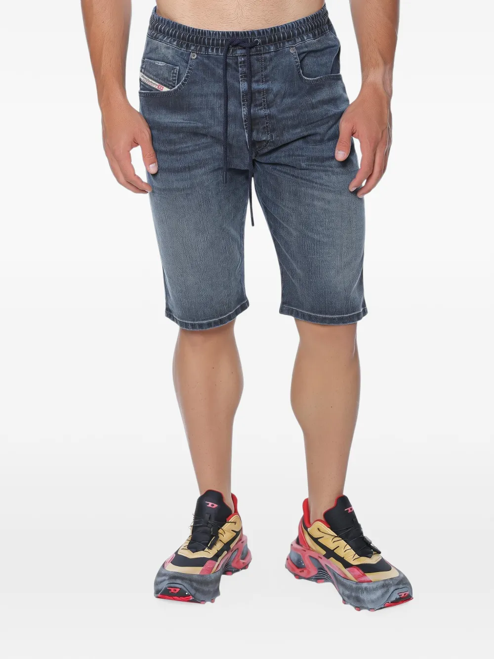 Diesel D-Krooley-Short Jogg shorts Blauw