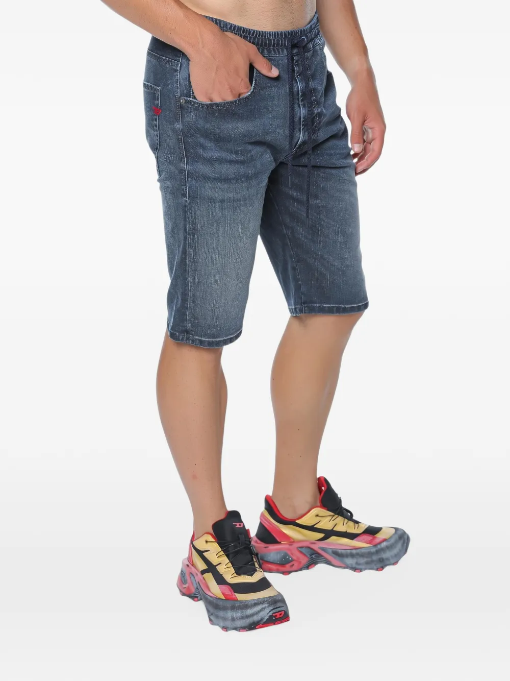 Diesel D-Krooley-Short Jogg shorts Blauw