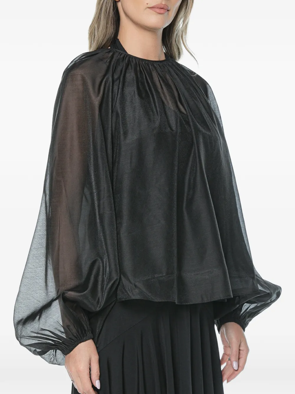 Ted Baker Eelana blouse met pofmouwen Zwart